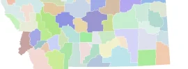 Montana County Map