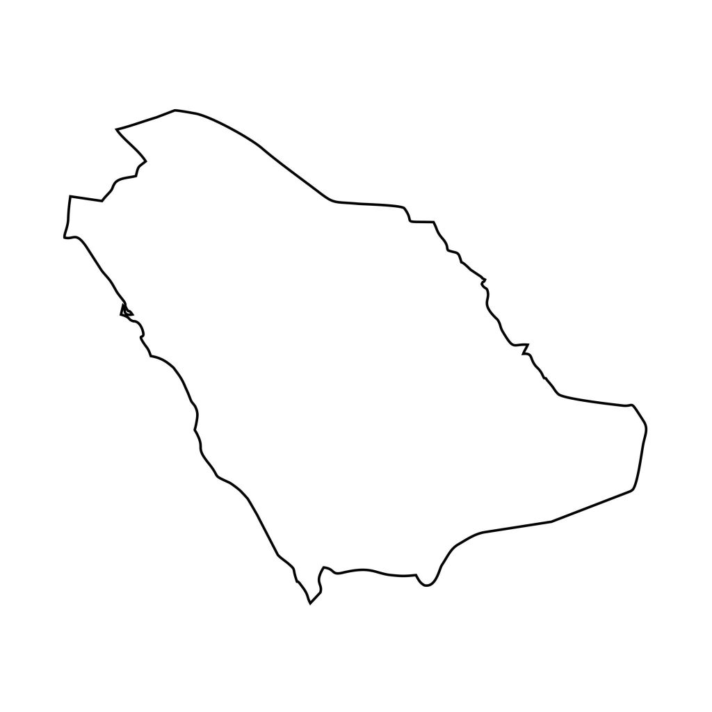 Printable Map of Saudi Arabia
